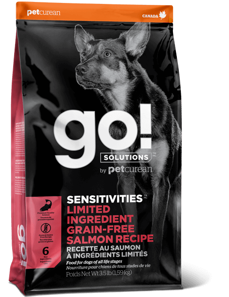 Go Solutions Premium Dog Food Sensitivities Limited Ingredient Grain free Formula Salmon Recipe