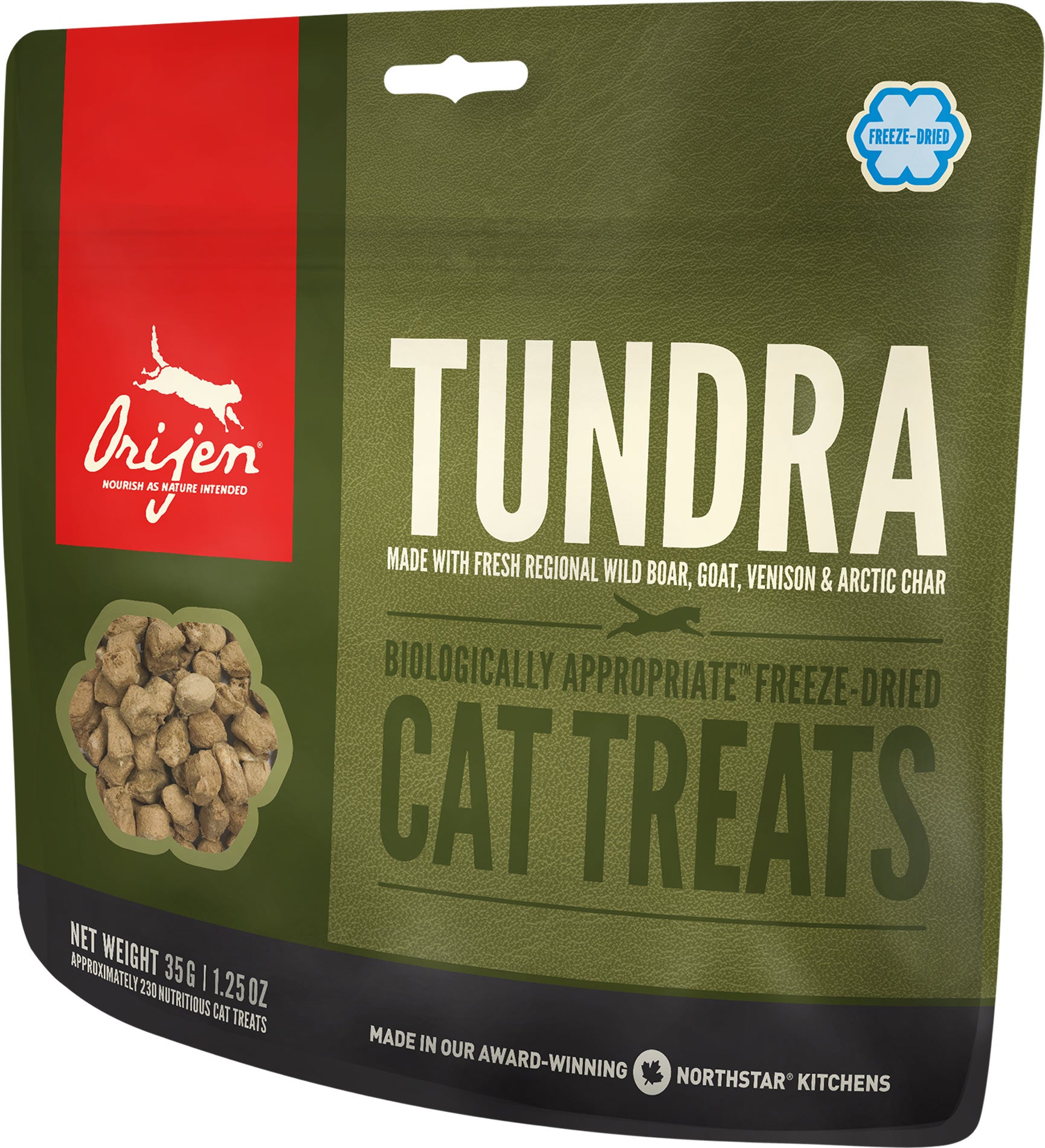 Orijen freeze dried shop tundra dog food