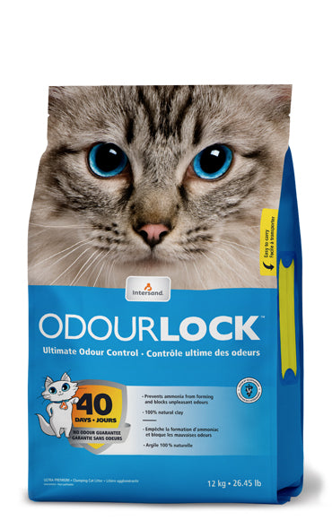 Intersand Ultra Premium Cat Litter OdourLock Unscented Multi Cat Clumping Formula