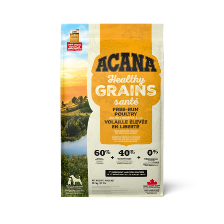 ACANA Premium Adult Dog Food | Healthy Grains Formula | Free-Run Poultry Recipe 🇨🇦