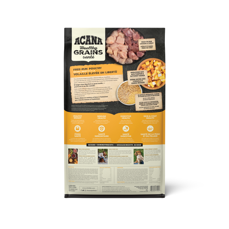 ACANA Premium Adult Dog Food | Healthy Grains Formula | Free-Run Poultry Recipe 🇨🇦