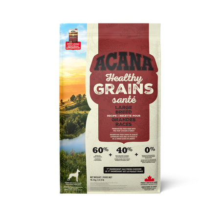 ACANA Premium Large Breed Dog Food | Healthy Grains Formula | 10.2 kg Bag 🇨🇦